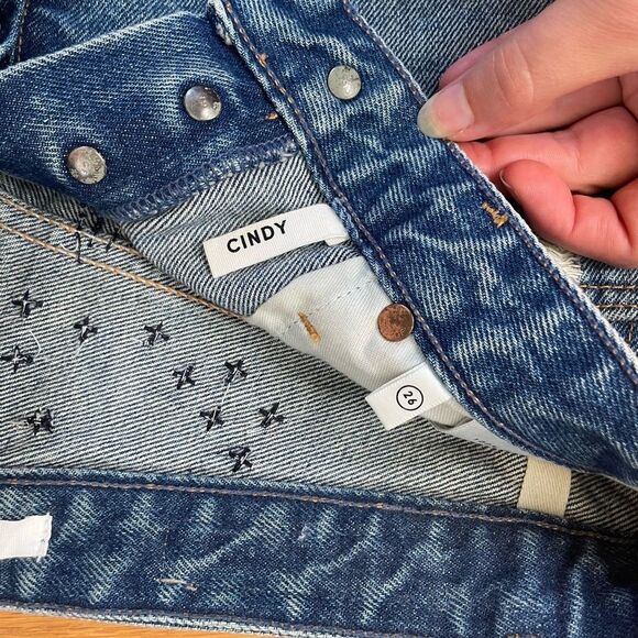 Revolve GRLFRND Cindy High-Rise Short in Island Girl Size 26 - Picture 7 of 9